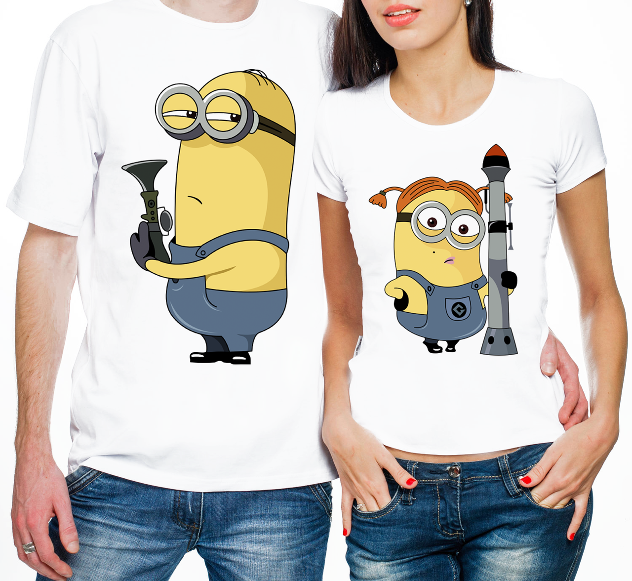 

Парные футболки "Миньоны" (частичная, или полная предоплата) M, M