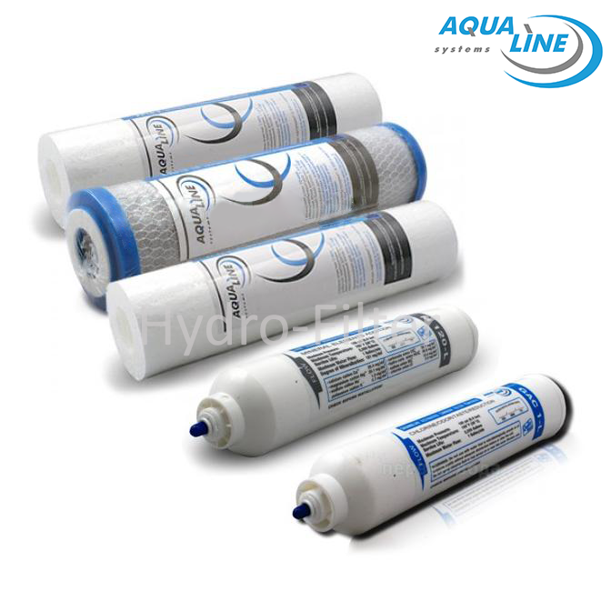 

Комплект картриджей Aqualine для фильтра обратного осмоса RO-6 с минерализатором