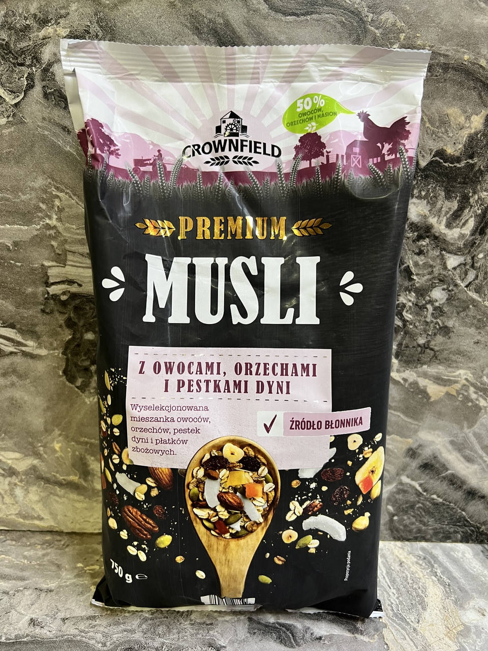 

Мюсли Premium с орехами 750грм