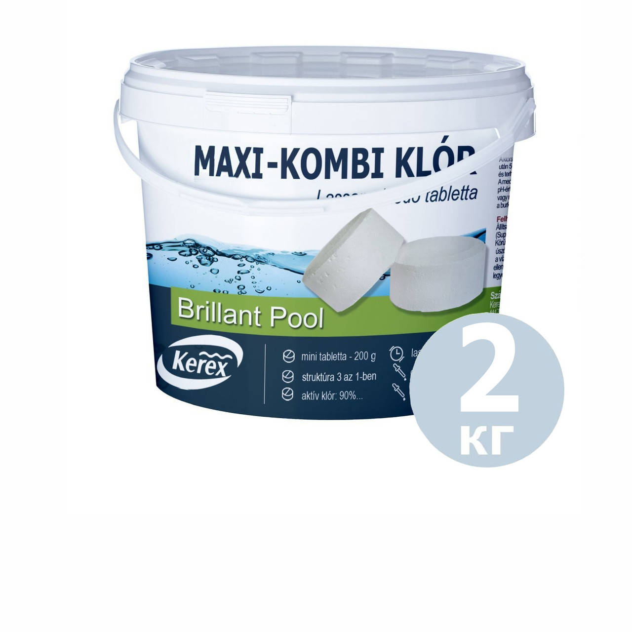 

Таблетки для бассейна MAX «Комби хлор 3 в 1» Kerex 80003, 2 кг (Венгрия)