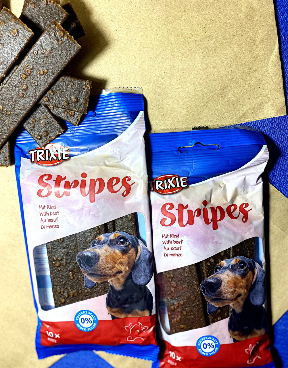 

Лакомство для собак стрипы TRIXIE STRIPES с говядиной 100 гр (10 шт х 10гр)