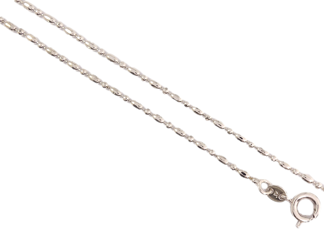 

Цепочка Xuping Родий "Плетение Перлина" длина 49см х 2мм