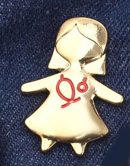 

Брошь «Медсестра» - стильное медицинское, ювелирное украшение для врача, медсестры.