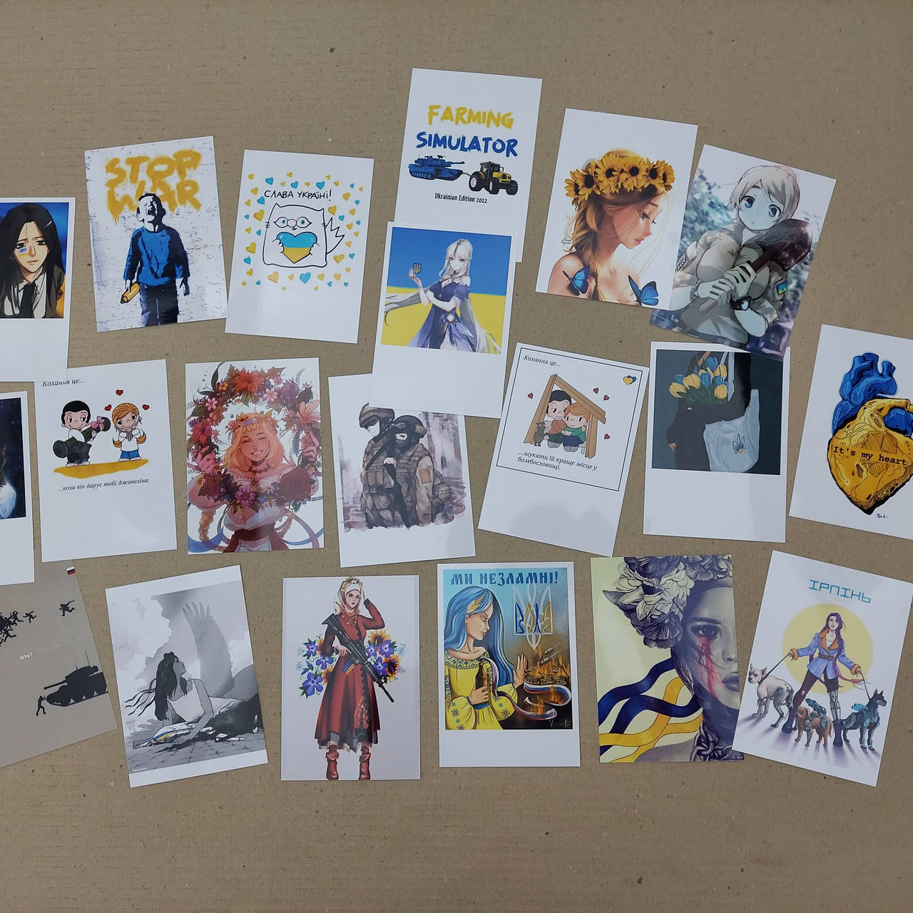 

Украинские открытки набор 20 штук.