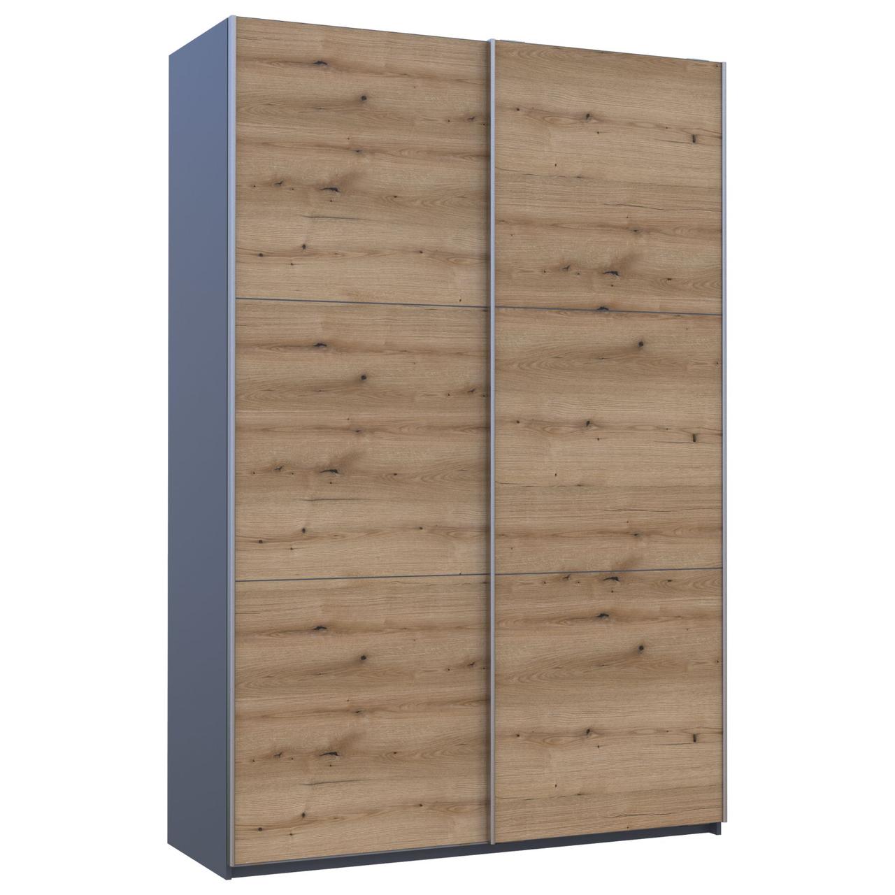 Шафа купе Doros G-Caiser Графіт Дуб Евок 2 ДСП 160х60х240 (42005074)