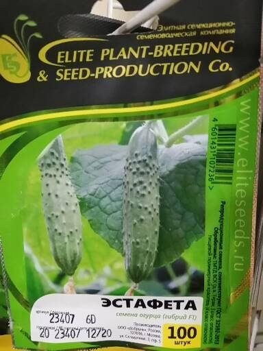 

Семена огурца Естафета 50сем