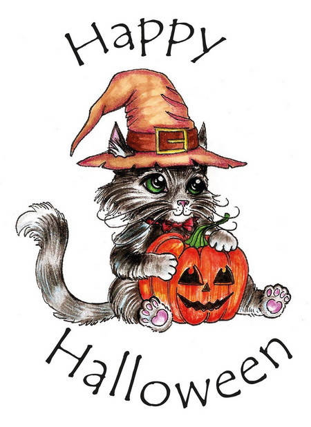

Открытка "Happy Halloween"