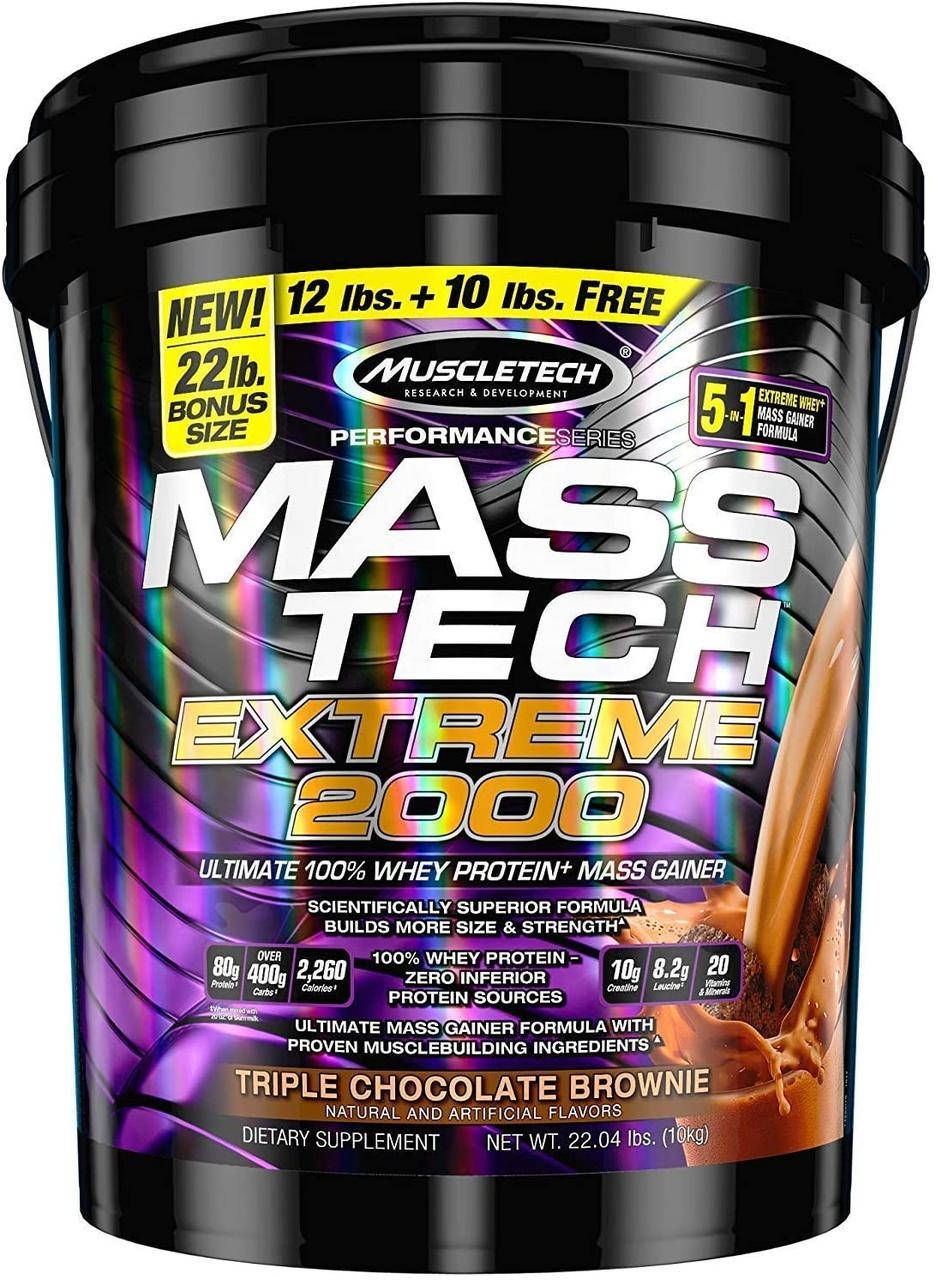 

Гейнер MuscleTech Mass Tech Extreme 2000 22 lb 10 кг ШОКОЛАД