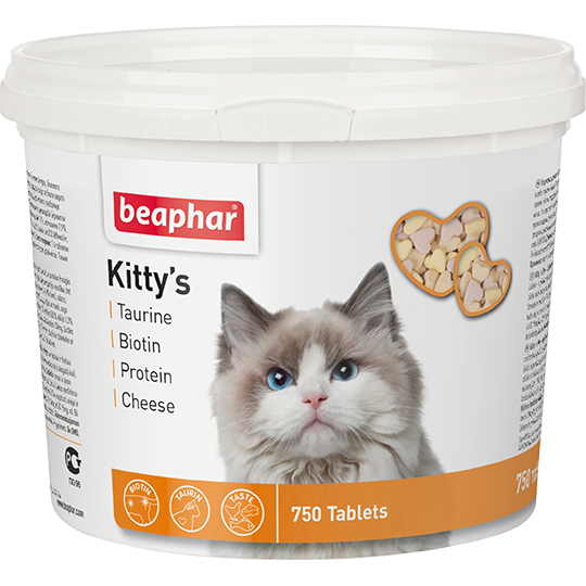 

Кормовая добавка для кошек Beaphar Kitty's Mix 750 табл.