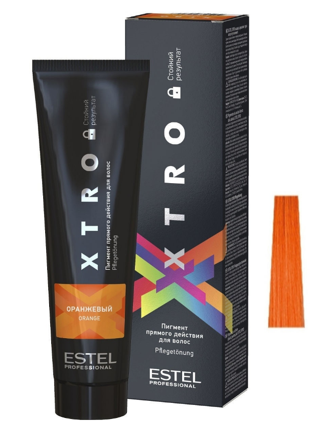 

Краска для волос XTRO Estel пигмент прямого действия оранжевый, 100 мл