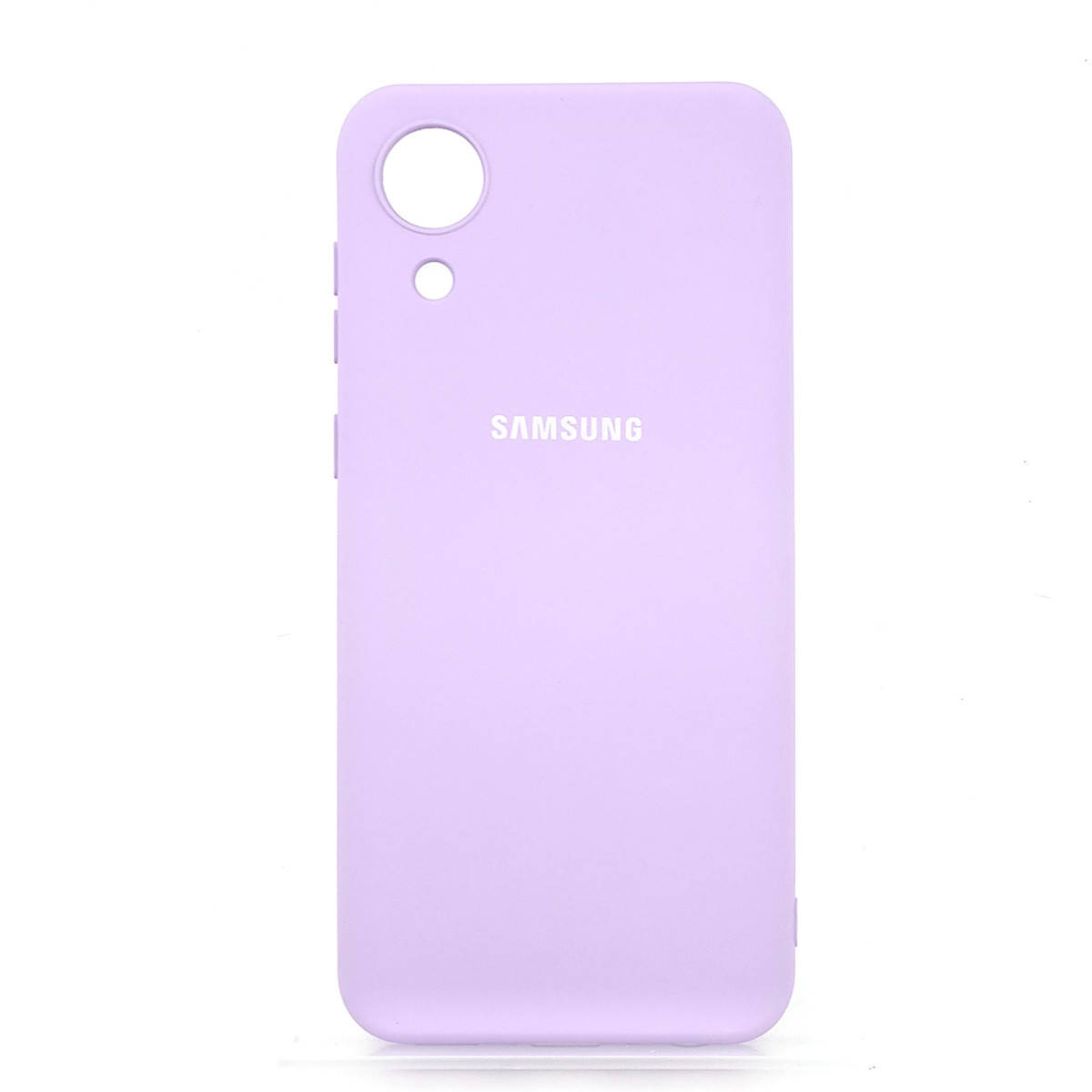 

Чехол Full Silicone Cover для Samsung Galaxy A03 Core Lilac, Светло-фиолетовый