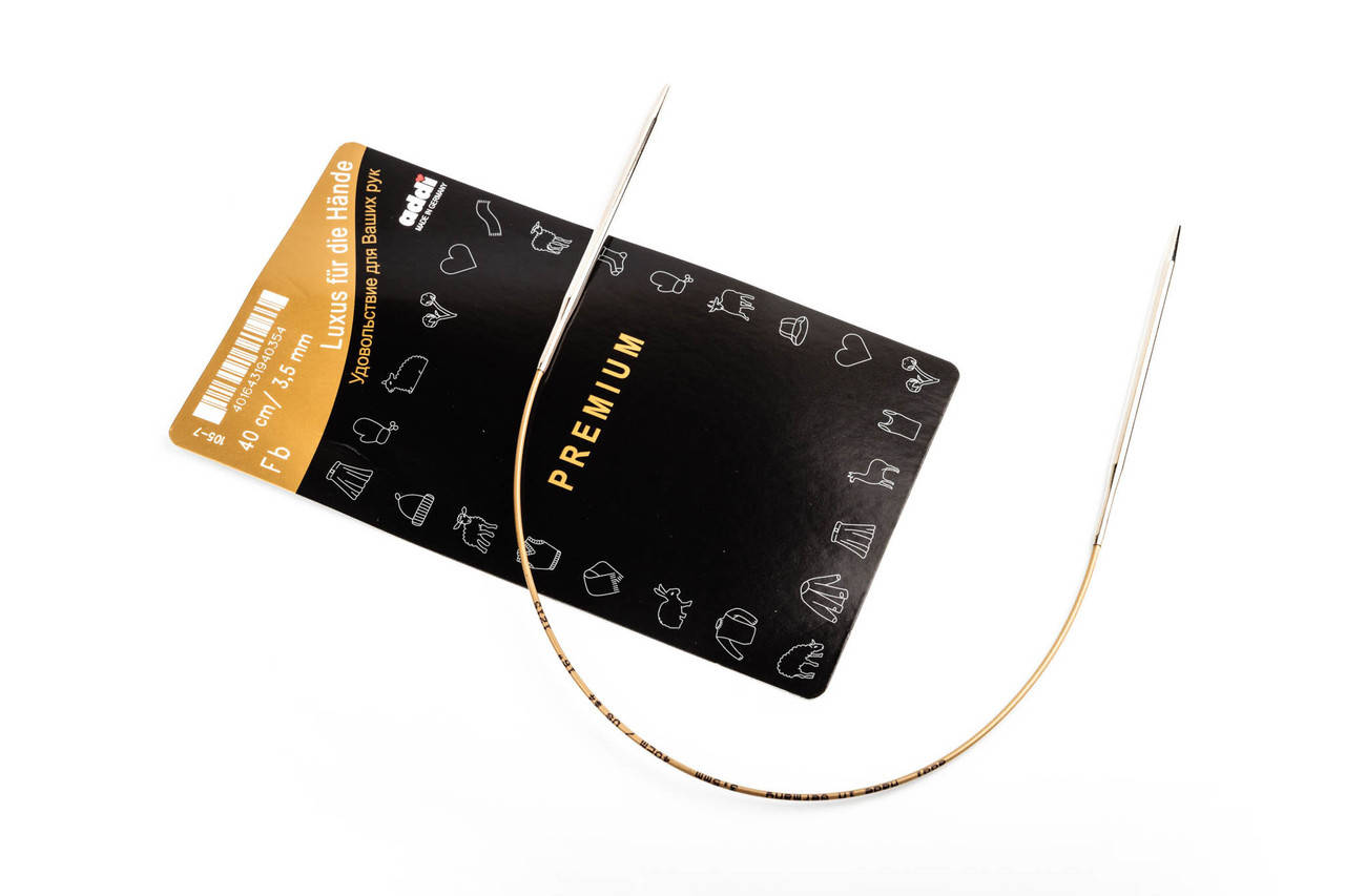 

Addi 105-7/40-3.50 Спицы круговые супергладкие, 40 см, 3.50 мм