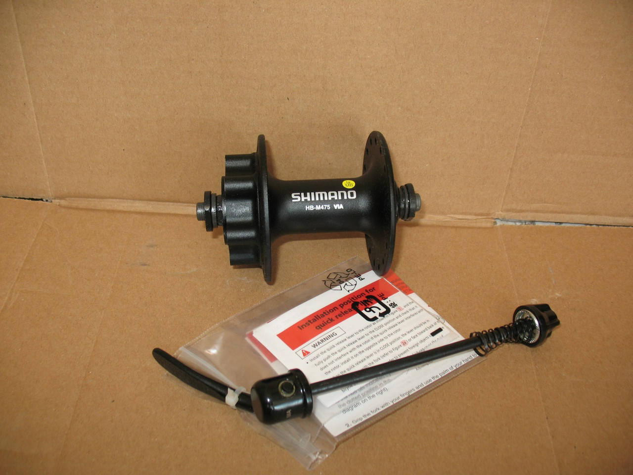 

Втулка передня Shimano HB-M475 32h