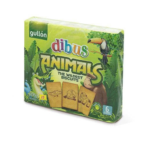

Детское печенье GULLON DIBUS ANIMALS без пальмового масла (Испания) 600г