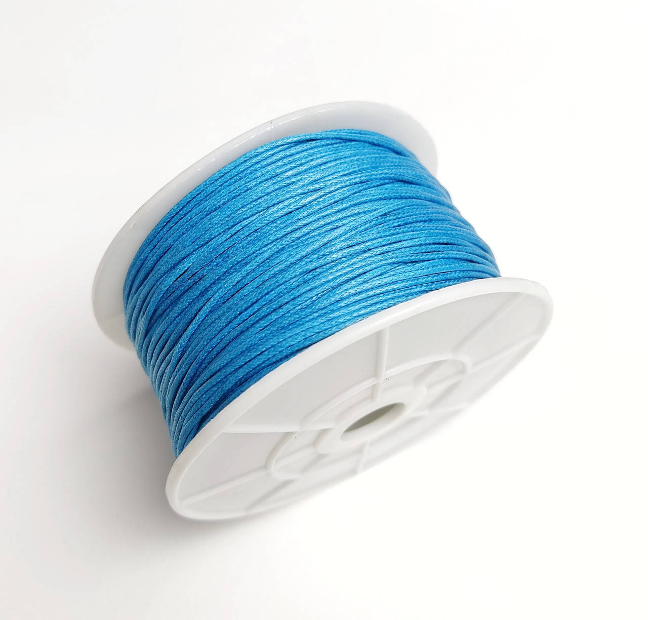 

Вощёный шнур Хлопок Finding Голубой 1мм 75 м