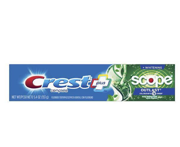 

Зубная паста свежее дыхание Crest Scope outlast Toothpaste 153гр