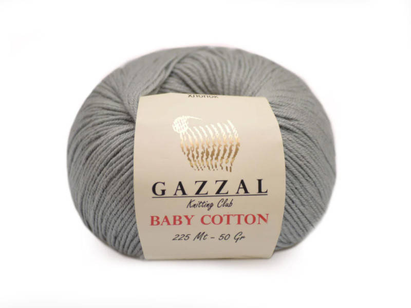 

Gazzal Baby Cotton, Серый №3430