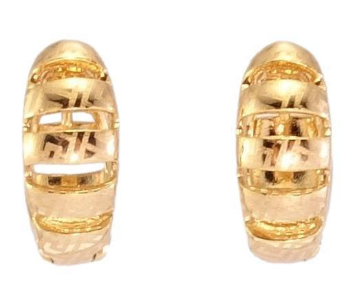 

Серьги Xuping Позолота 18K колечки "Декоративный орнамент с вырезами и напылением"