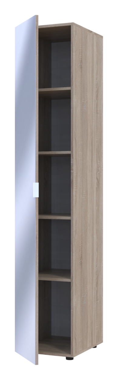 Шафа для одягу Doros Гелар Дуб сонома з Дзеркалом 39х49.5х203.4 (44900243) 3