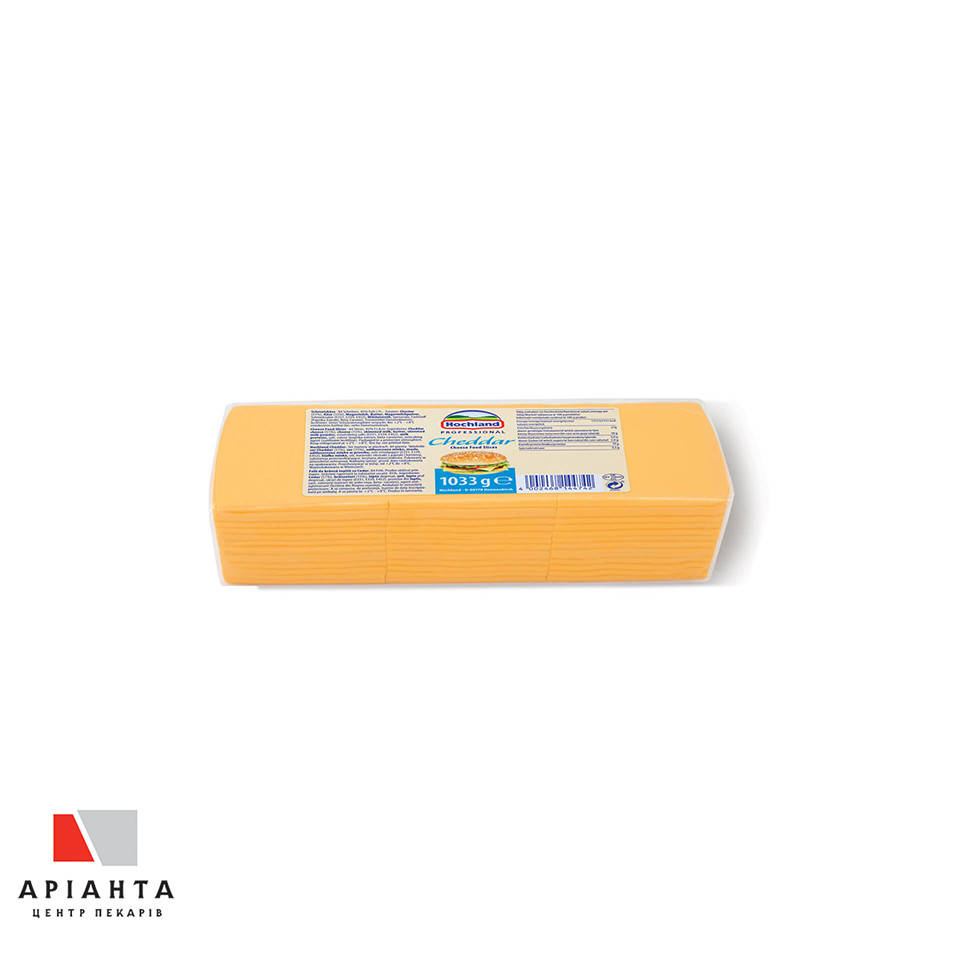 

Сир Чеддер скибками Hochland 1,033 кг