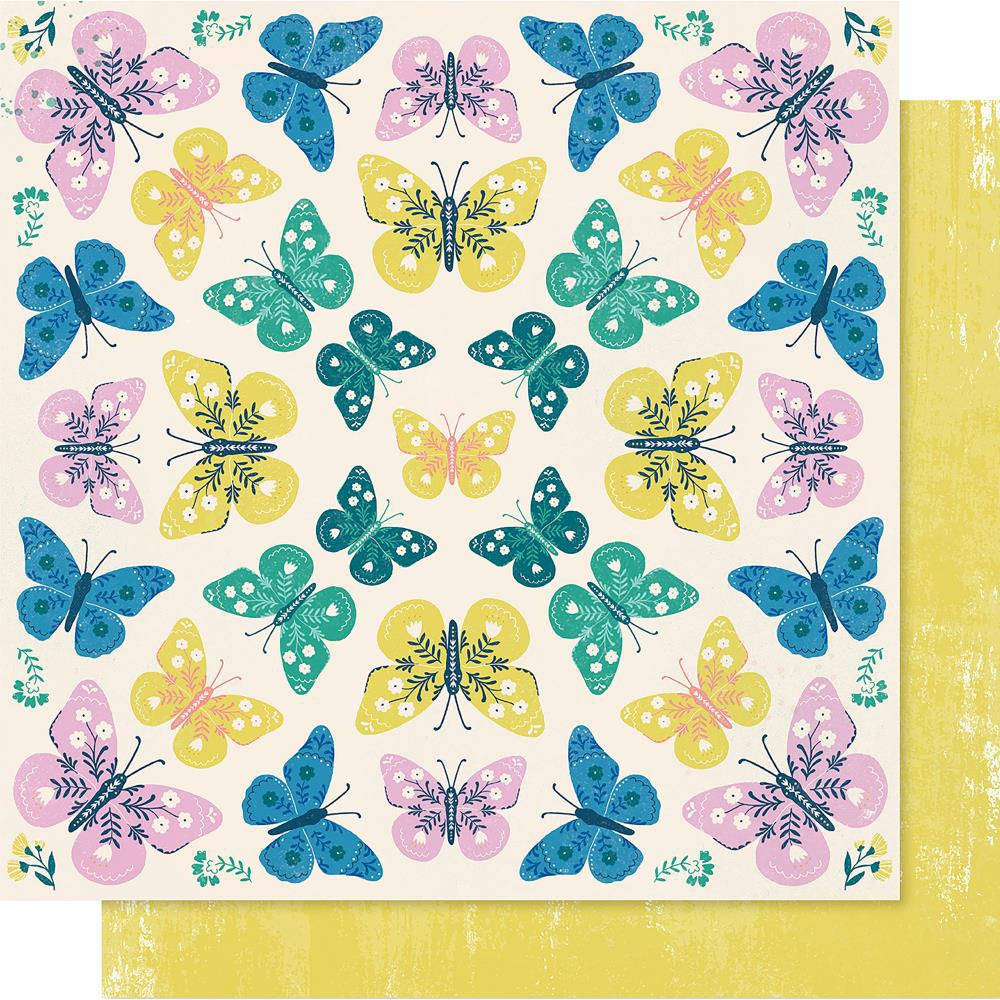 

Папір двосторонній - Flutter - Willow Lane - Maggie Holmes - 30x30 .