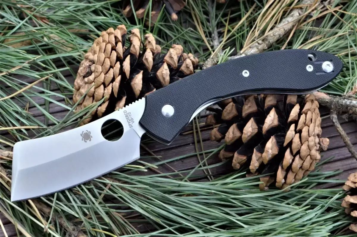 

Нож складной Spyderco Roc Cleaver C177 china, Черный