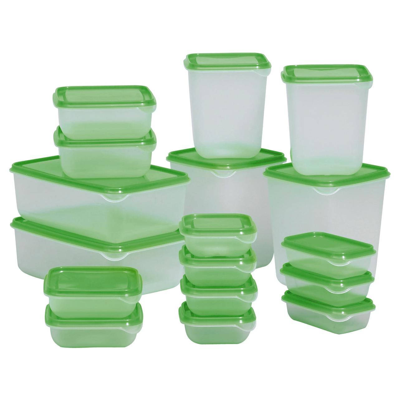 

IKEA PRUTA (601.496.73) Контейнер для пищевых продуктов, 17 шт.
