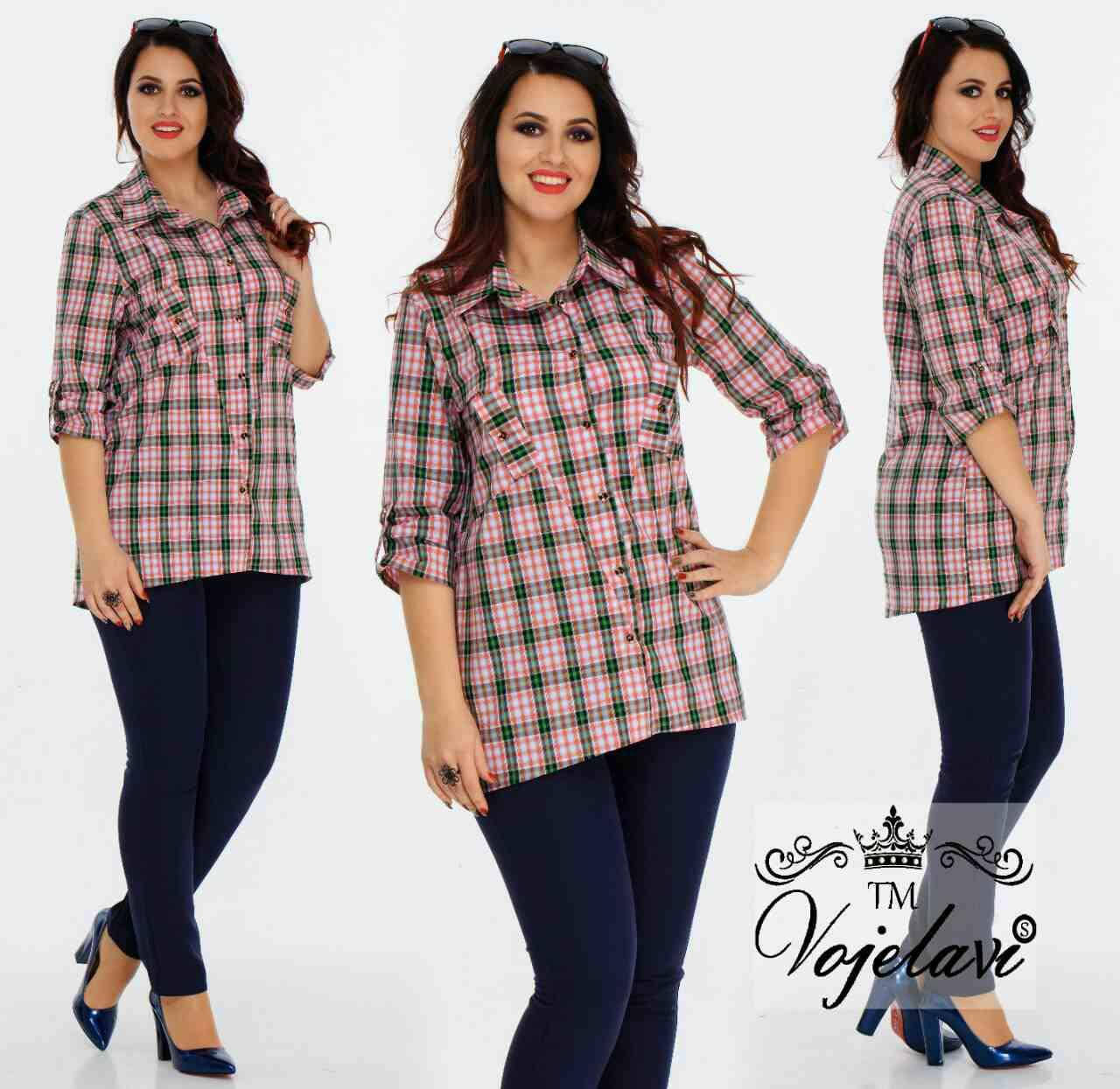 

Рубашка женская коттон (48) "MODNUY OBRAZ" недорого от прямого поставщика