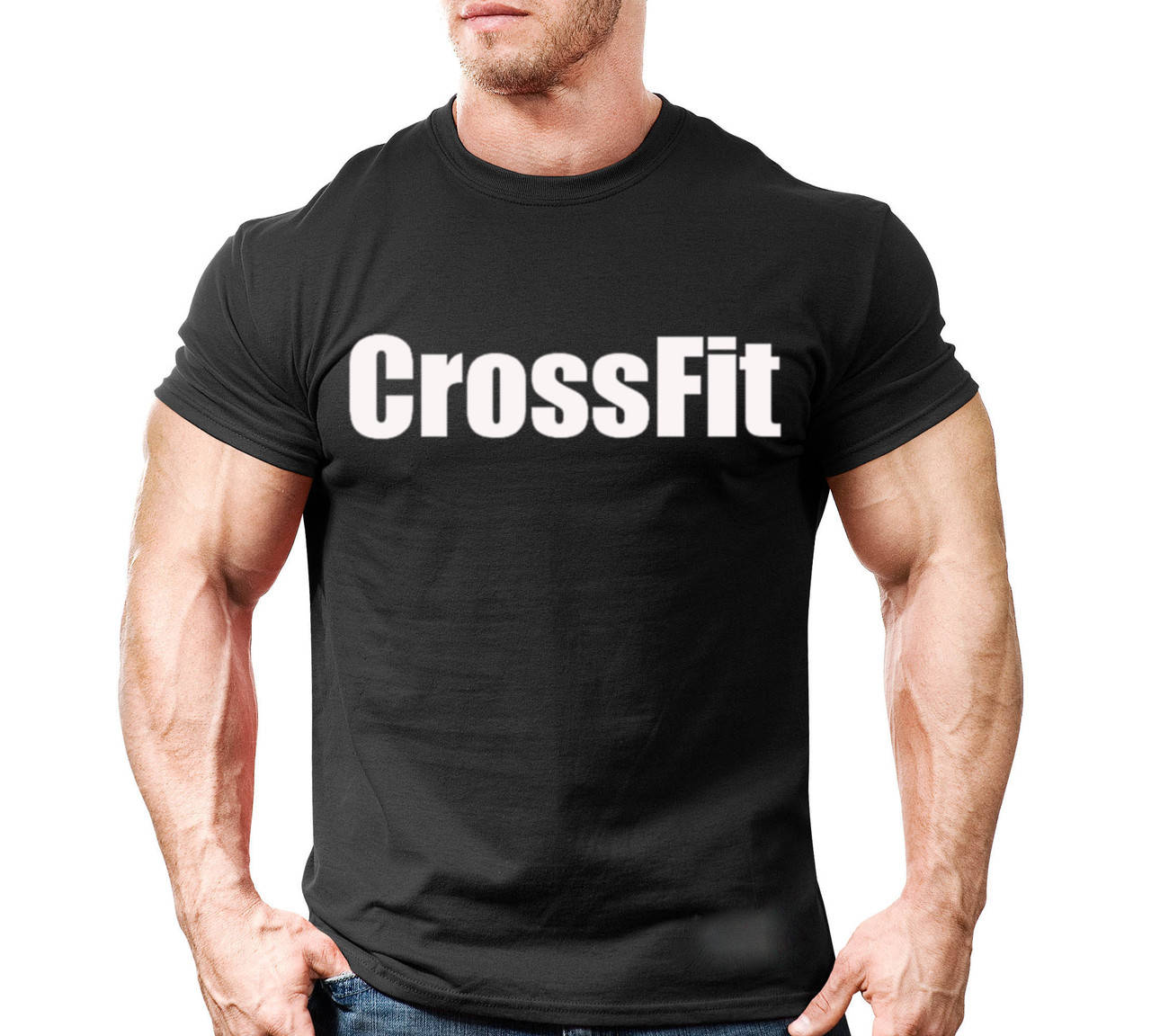 

Спортивная футболка CrossFit (разные цвета) XXL, Черный