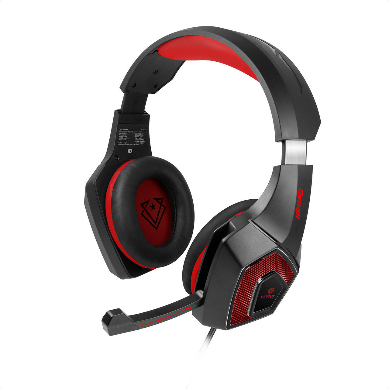 

Наушники Vertux Denali 7.1 Mini Jack 3.5мм Red