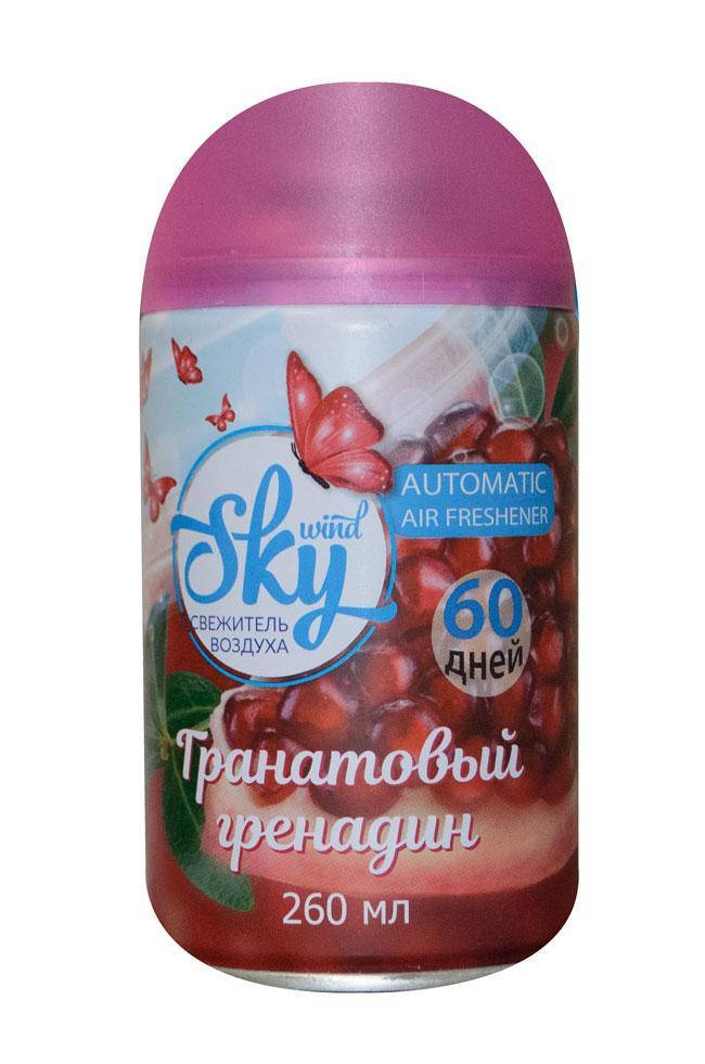 

Сменный баллон освежителя воздуха SKY wind Гранатовый гренадин 260 мл