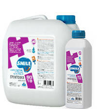 

Грунтовка «SMILE®» SG-18 противогрибковая глубокопроникающая акриловая 5кг