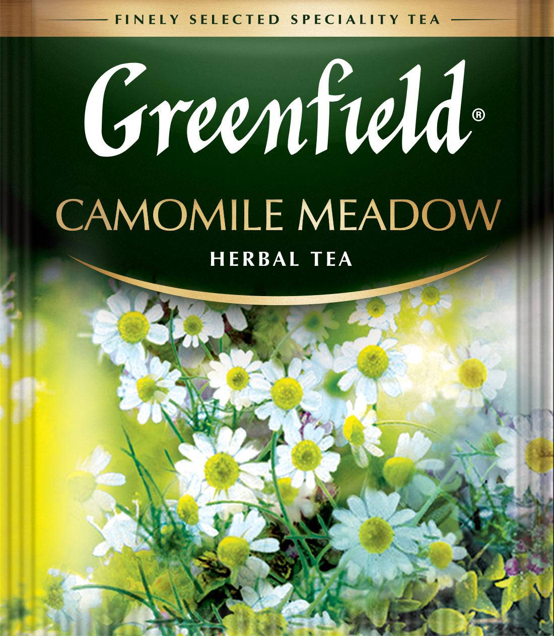 

Чай Гринфилд травяной с ромашкой Camomile Meadow 100 пакетиков ХоРеКа
