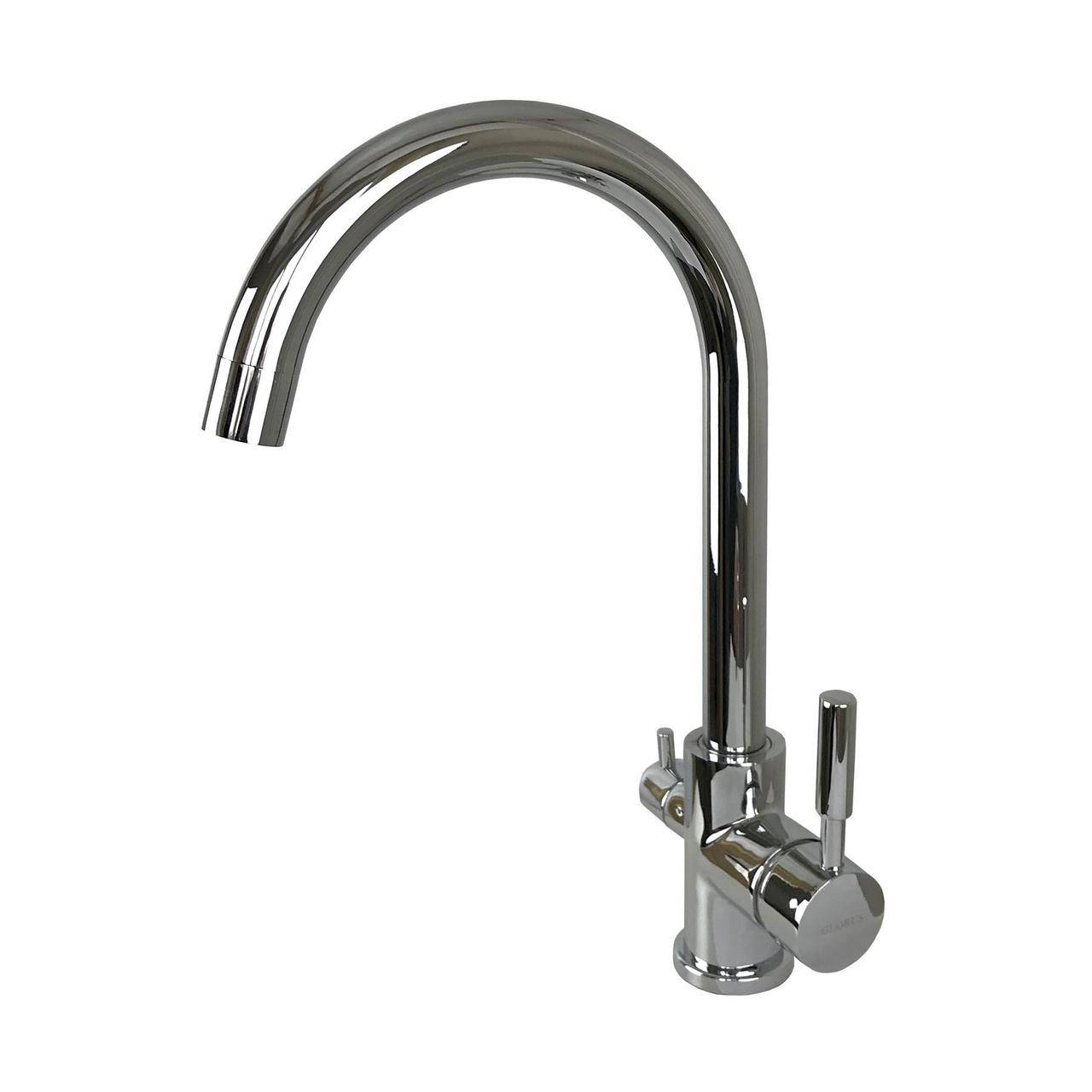 

Смеситель кухонный Globus Lux LAZER GLLR-0333 CHROM ХРОМ комбинированный