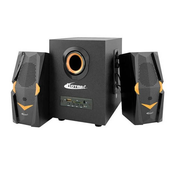

Колонки с сабвуфером 2.1 Hotmai HT-A900BT USB+3.5mm, 2x5W+15W, 20Hz- 18KHz, регуляторы громкости и сабвуфера,