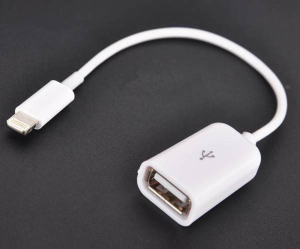 

Адаптер OTG USB Apple iPhone 5 6 7 iPad Переходник Lightning