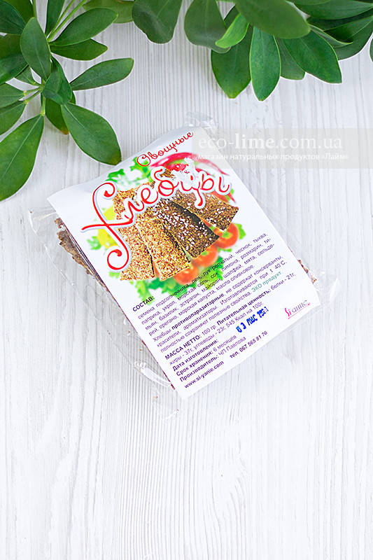 

Хлебцы Овощные ТМ Сияние, 100 г
