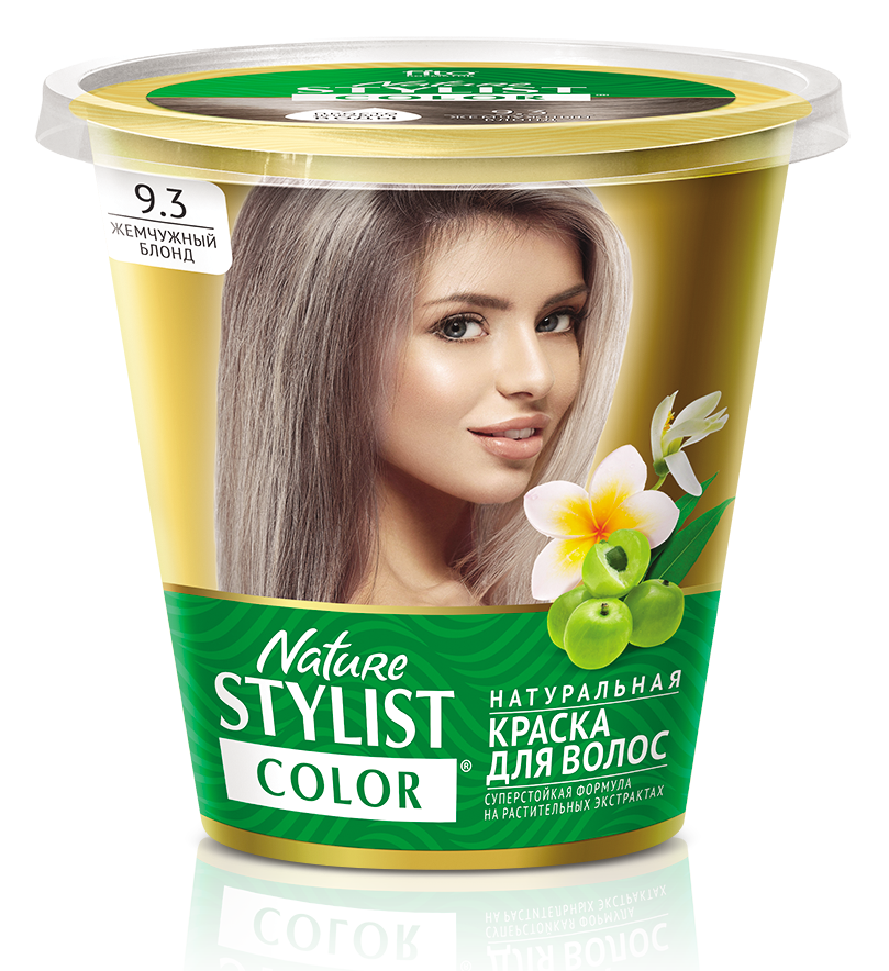 

Краска для волос Nature Stylist Color тон 9.3 жемчужный блонд