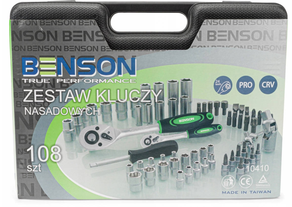 

Набор инструмента BENSON B10410 ! 1/2'',1/4'' (6-гр.) (4-32 мм)