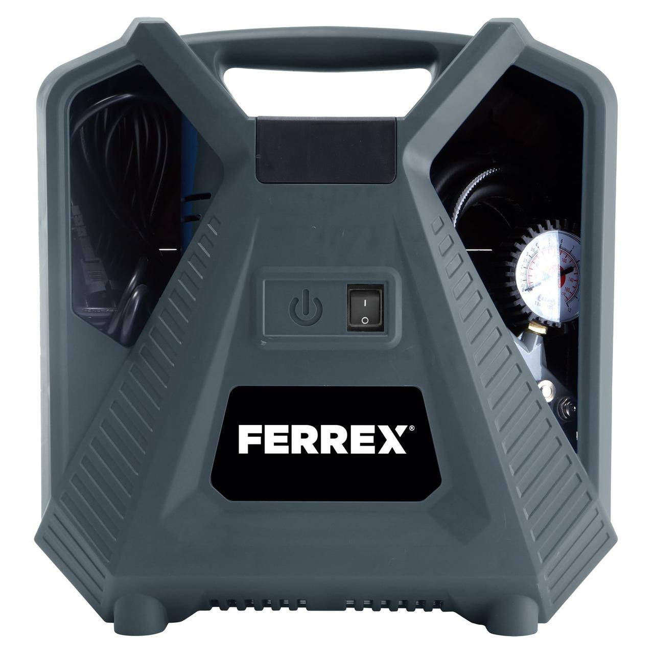 

Компрессор портативный безмасляный Ferrex Mobiler Kompressor Серый 180 л/мин