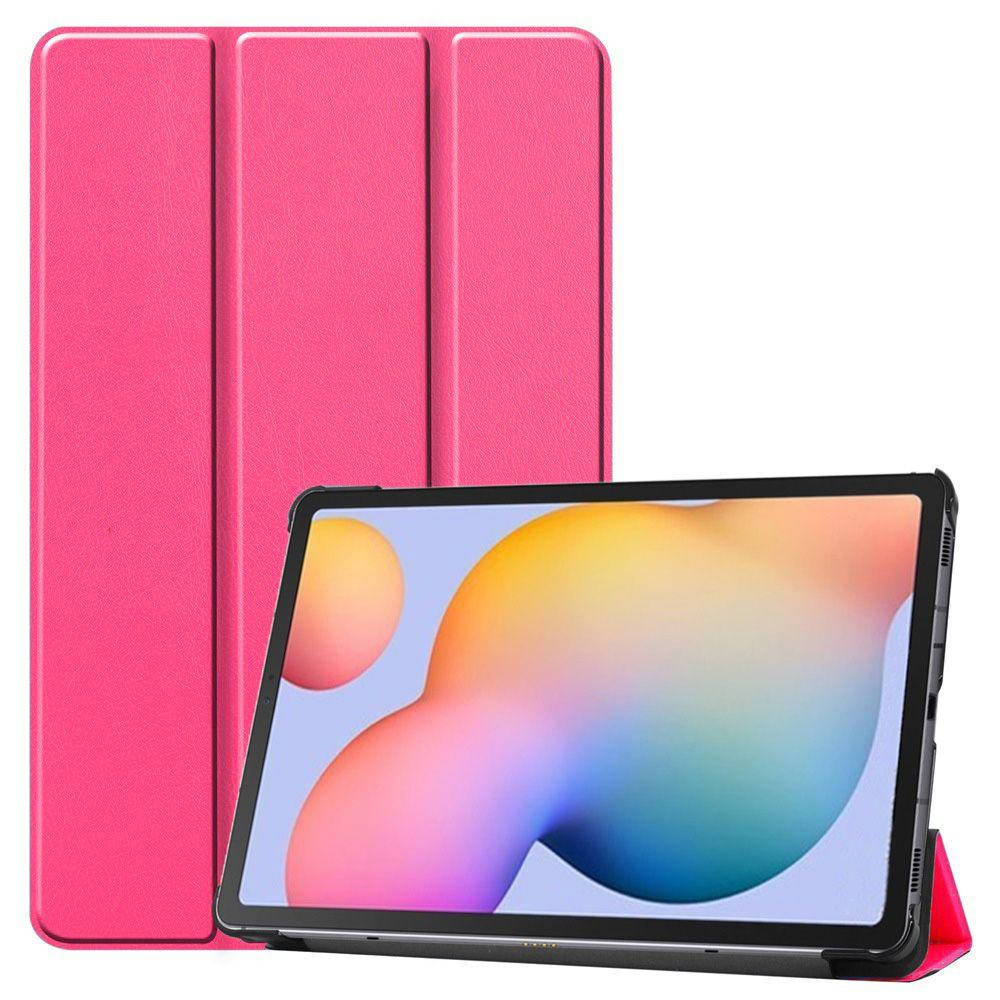 

Чехол Samsung Galaxy Tab S6 lite 10.4 P610 P615 3-Fold HotPink, Малиновый