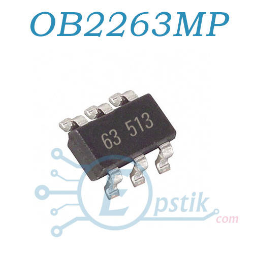

OB2263MP, (PL3563, LD7535), контроллер питания, SOT23-6