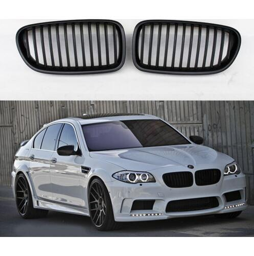 

Решетки радиатора F10 BMW 5 БМВ Ф10 ноздри черные матовые, Черный
