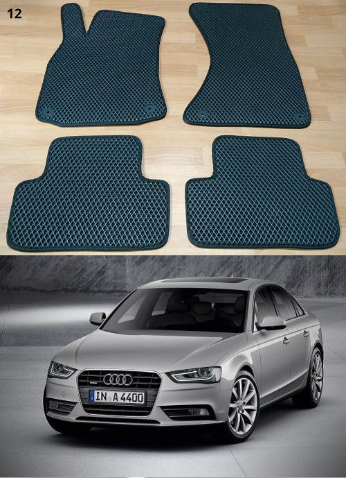 

Коврики ЕВА в салон Audi A4 (B8) '08-15, Черный