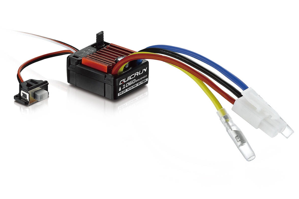 

Регулятор коллекторный HOBBYWING QUICRUN WP-1060 SBEC 60A для автомоделей