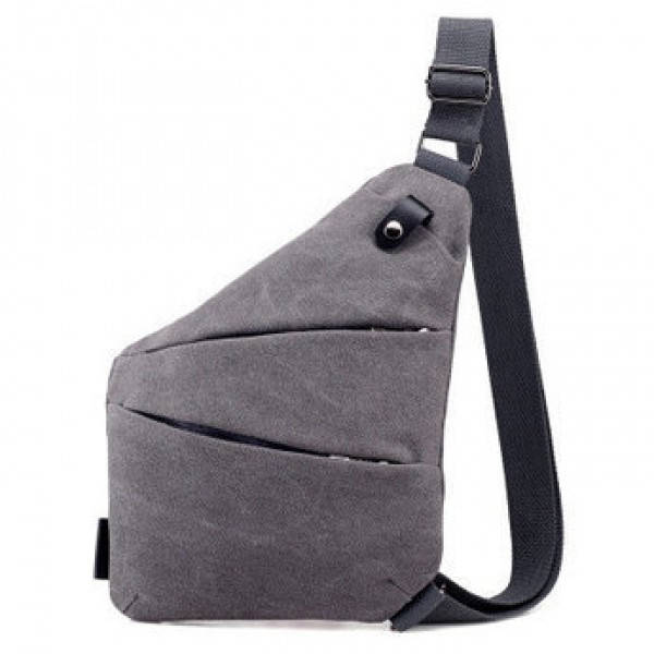 

Мужская и женская водонепроницаемая сумка Cross Body мессенджер антивор на плечо Grey