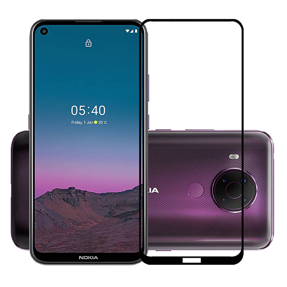 

Защитное Full Glue стекло ProPlus для Nokia 5.4 Black, Черный