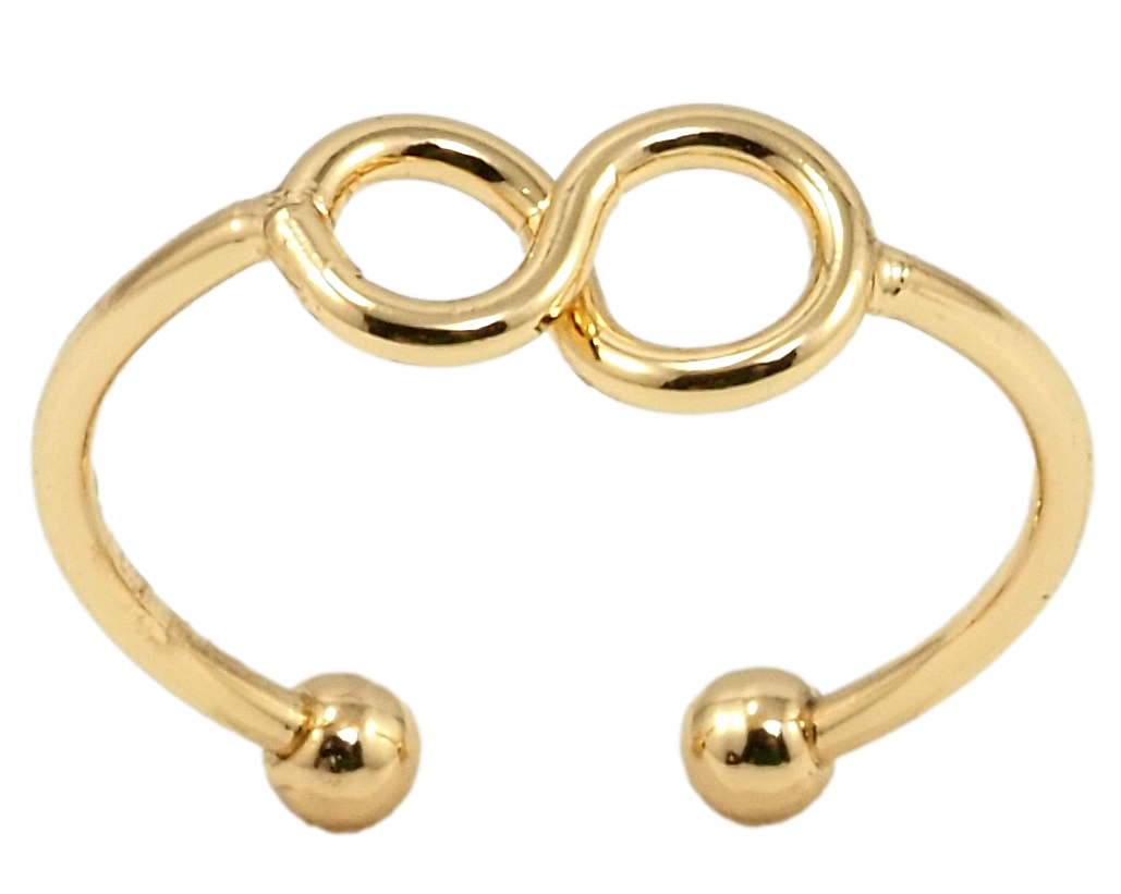 

Кольцо Xuping Позолота 18K "Бесконечность" р.14-15