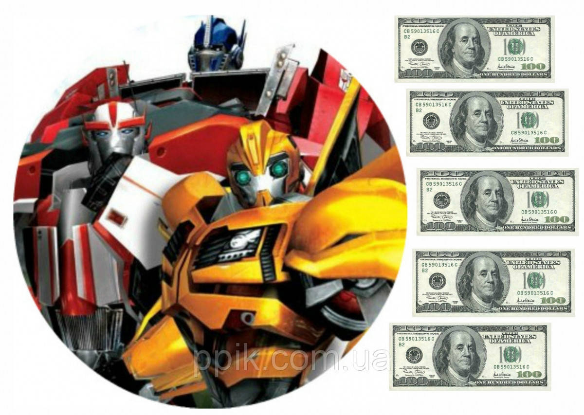 

Вафельная картинка Трансформеры 2