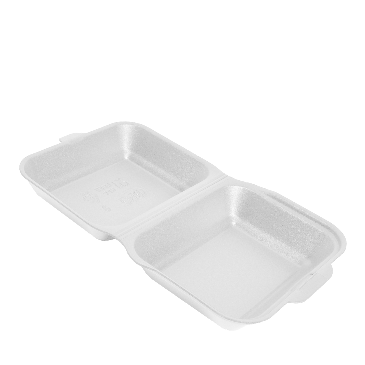 

Ланч-бокс HР-9 маленький без деления белый 190x150x60 мм